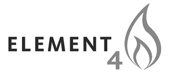 Logo Element 4 Cheminées contemporaines Sparte Saint Orens Toulouse poêle à granulés