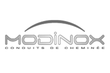 Logo Modinox Cheminées contemporaines Sparte Saint Orens Toulouse poêle à granulés