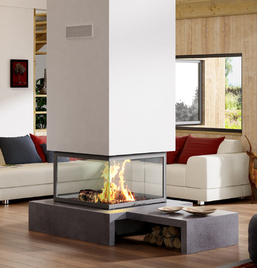 Poêle design suspendu ou contemporain