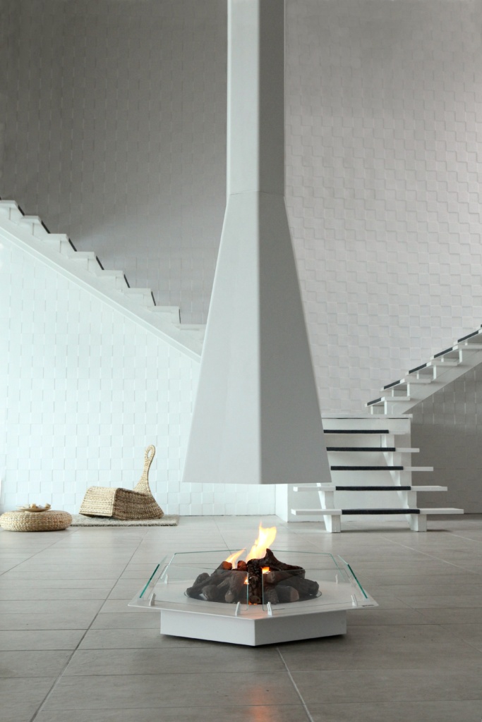 Cheminée Vertigo à l'ethanol de la marque Biokamino Cheminée Sparte Toulouse