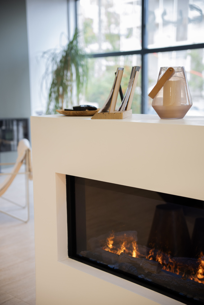 Cheminée dans une maison à Toulouse
