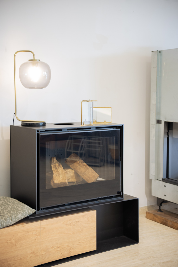 Cheminée dans une maison à Toulouse