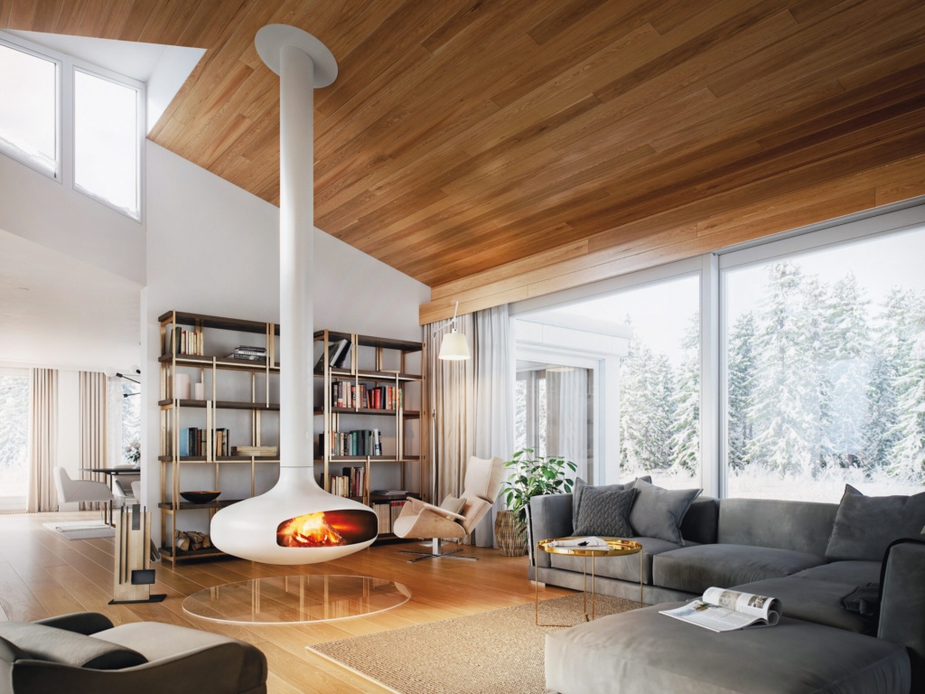 Poêle dans une maison à Toulouse