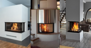 Cheminée dans une maison à Toulouse