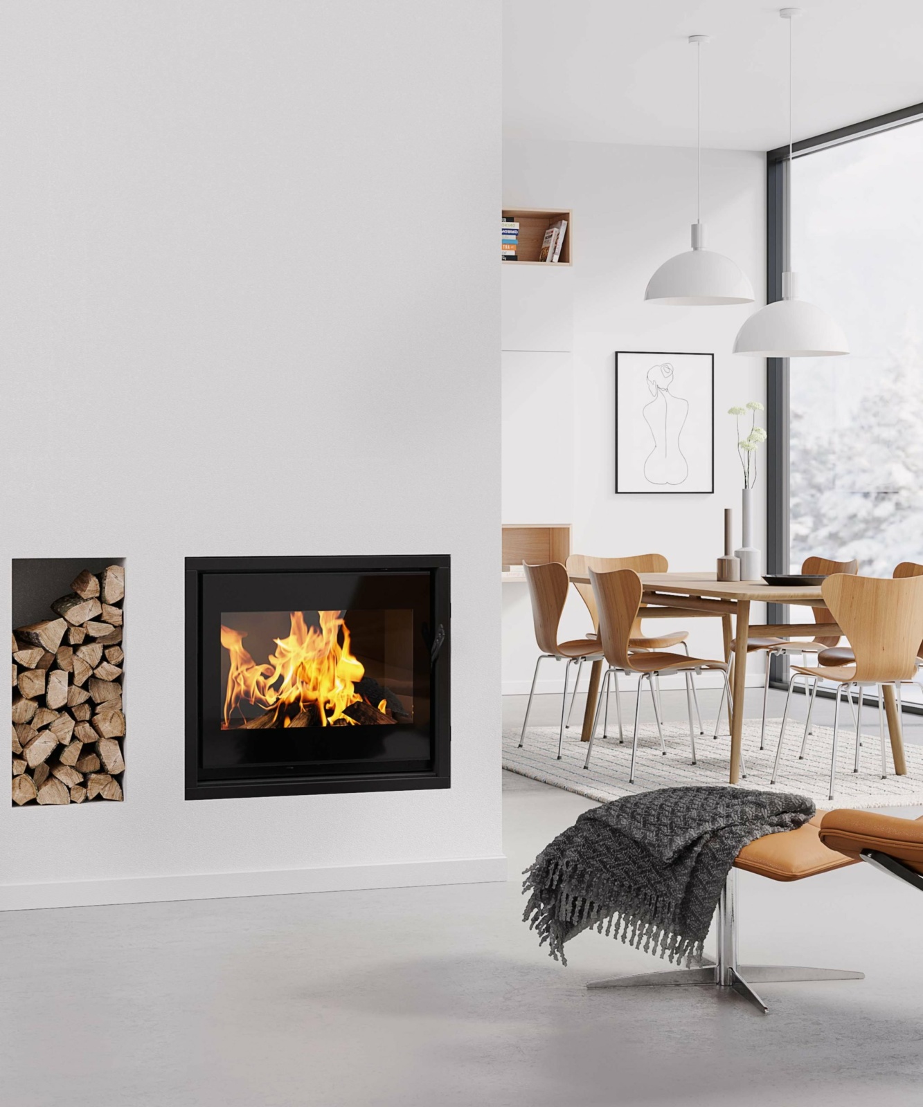 Foyer bois encastrable Dovre 2620I - Sparte Toulouse