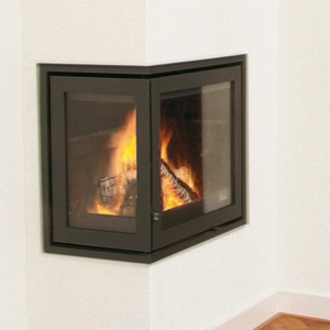 Insert à bois Fonte Flamme Instyle Corner 660 Low-01 - Sparte Toulouse