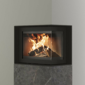 Insert à bois Fonte Flamme Instyle Corner Slim 660/570 - Sparte Toulouse