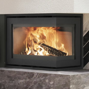 Insert à bois Fonte Flamme Instyle Corner Slim 660/495 - Sparte Toulouse