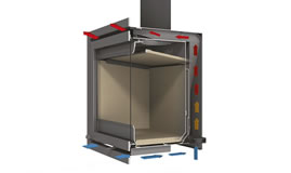 Insert à bois Fonte Flamme Instyle 700V Next - Sparte Toulouse