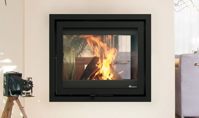 Insert à bois Fonte Flamme Instyle Tunnel 700EA Double face - Sparte Toulouse