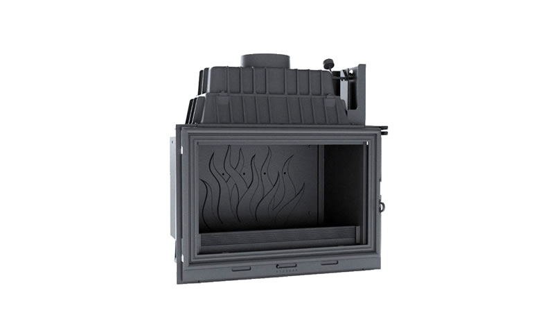 Insert à bois Fonte Flamme 775-10K Classique noir - Sparte Toulouse