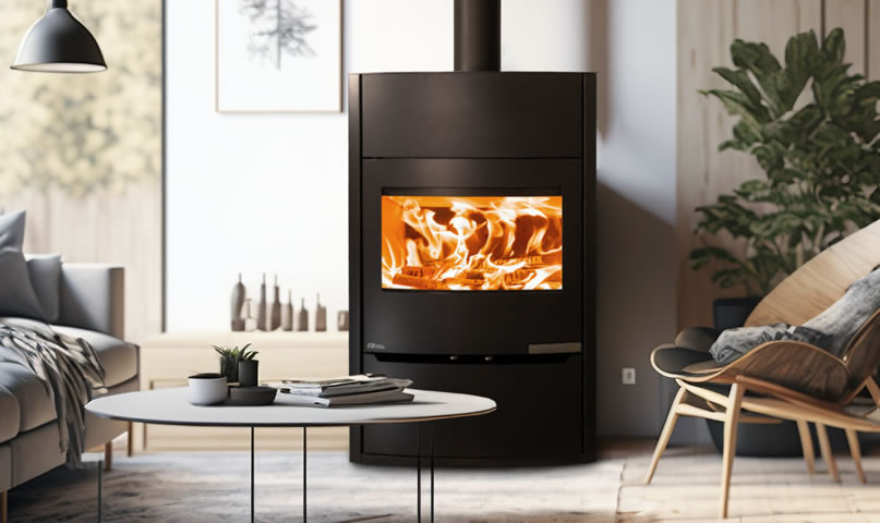 Poêle à bois Fonte Flamme Magma - Sparte Toulouse