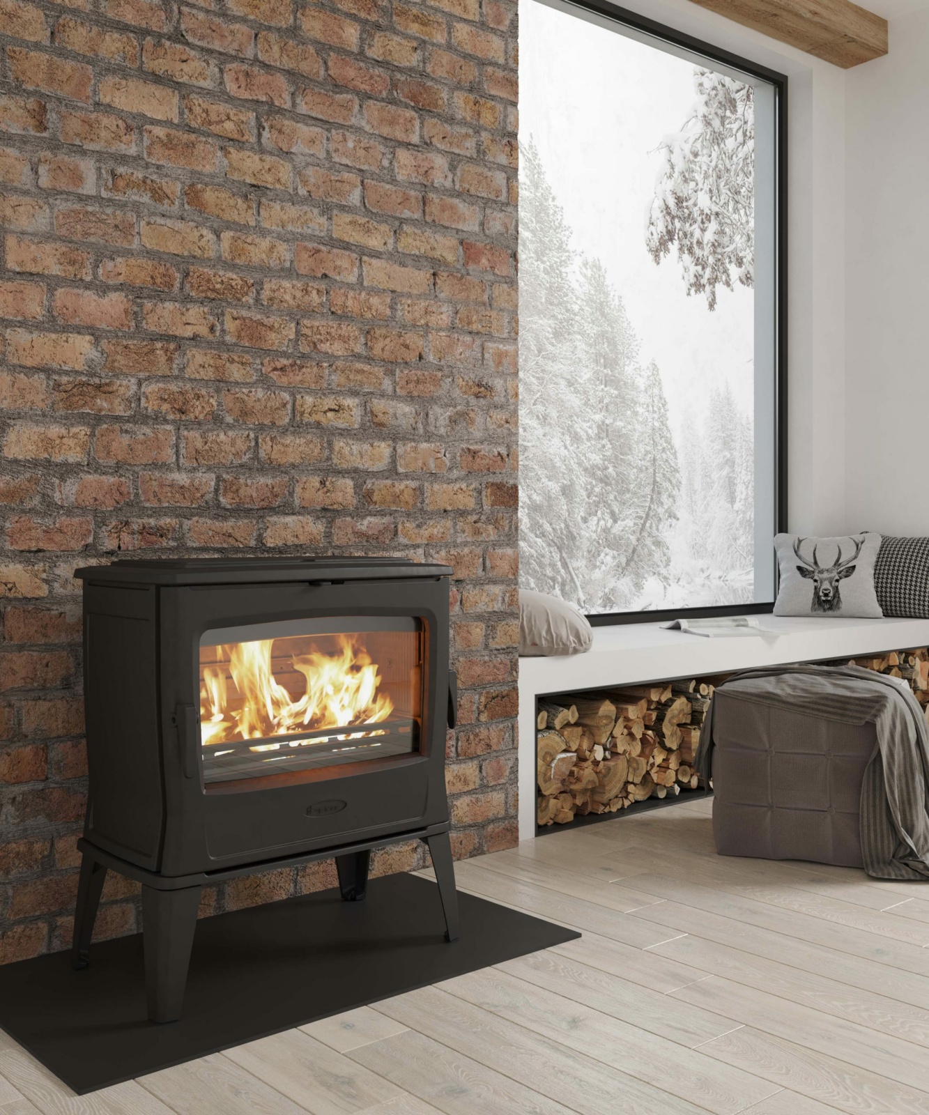 Poêle à bois Dovre TAI55WD - Sparte Toulouse