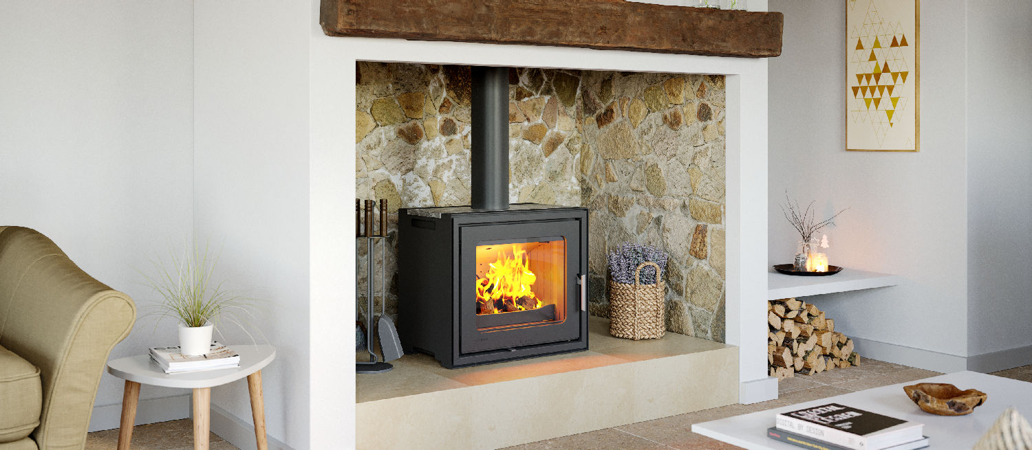 Poêle à bois Lorflam XS60 Slim’Box - Sparte Toulouse