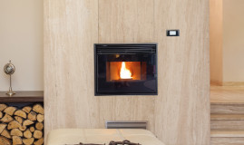 Insert à granulés Fonte Flamme Basalt 9 - Sparte Toulouse