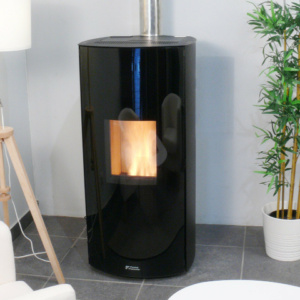 Poêle à granulés Fonte Flamme Alko 12 noir - Sparte Toulouse