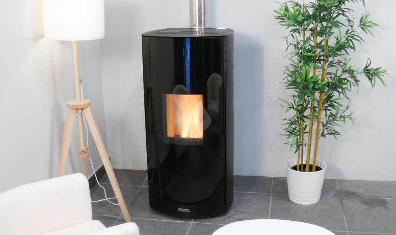 Poêle à granulés Fonte Flamme Alko 12 noir - Sparte Toulouse