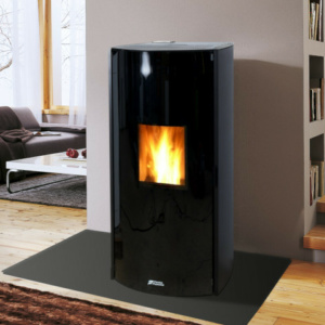 Poêle à granulés Fonte Flamme Kora 13 acier noir - Sparte Toulouse