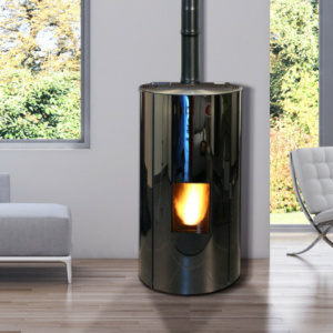 Poêle à granulés Fonte Flamme Paloma 6 Total Black - Sparte Toulouse