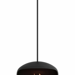 Cheminée bioéthanol Cocoon Fires aeris noir — Cheminées Sparte Toulouse