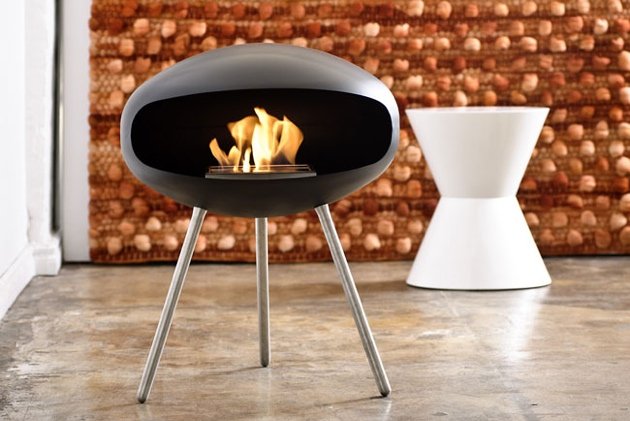 Cheminée bioéthanol Cocoon Fires terra ambiance 2 — Cheminées Sparte Toulouse