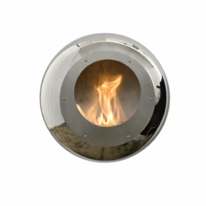 Cheminée bioéthanol Cocoon Fires vellum inox — Cheminées Sparte Toulouse
