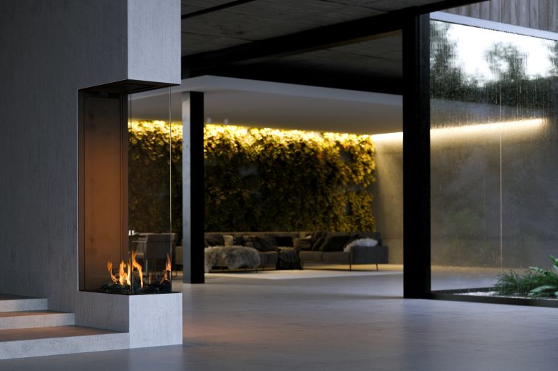 Foyer à gaz Element4 Sky Large Roomdivider - Sparte Toulouse