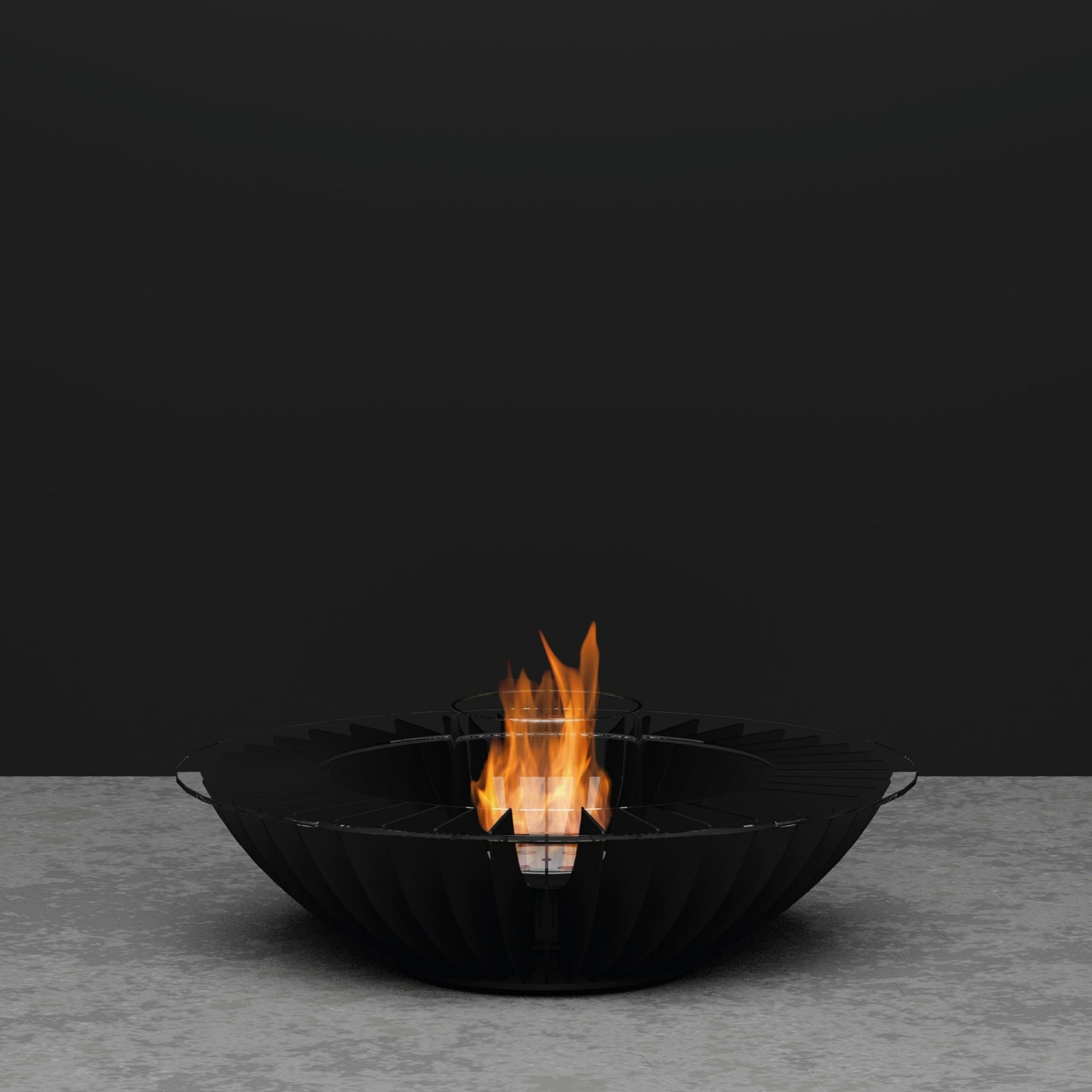 Foyer bioéthanol à poser Glamm Fire Cosmo 13, photo fabricant