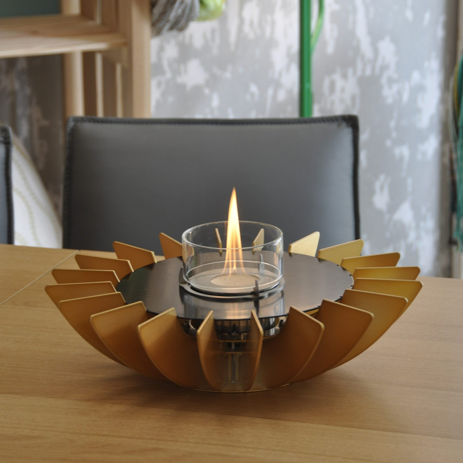 Feu de table bioéthanol Glamm Fire Cosmo Table — Cheminées Sparte Toulouse
