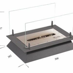 Cheminée bioéthanol Ignisial Timber — Cheminées Sparte Toulouse