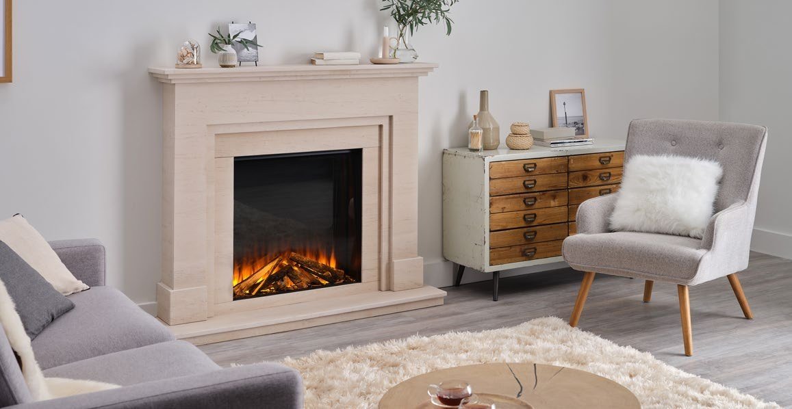 Cheminée électrique British Fires New Forest 650SQ — Cheminées Sparte Toulouse