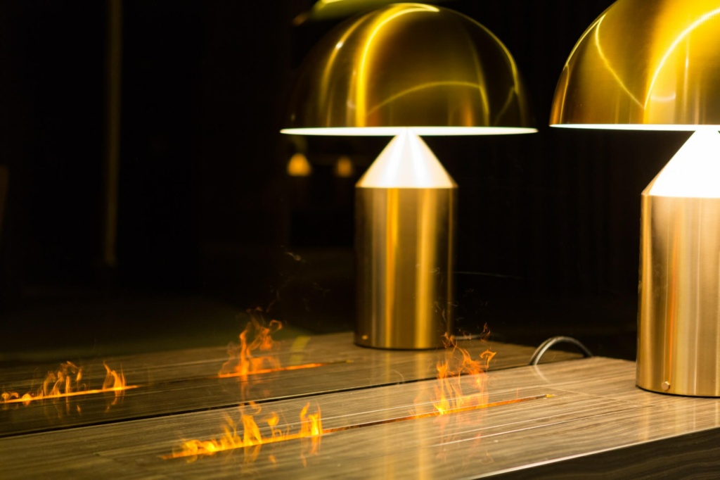 Foyer électrique Glamm Fire Gema, photo fabricant
