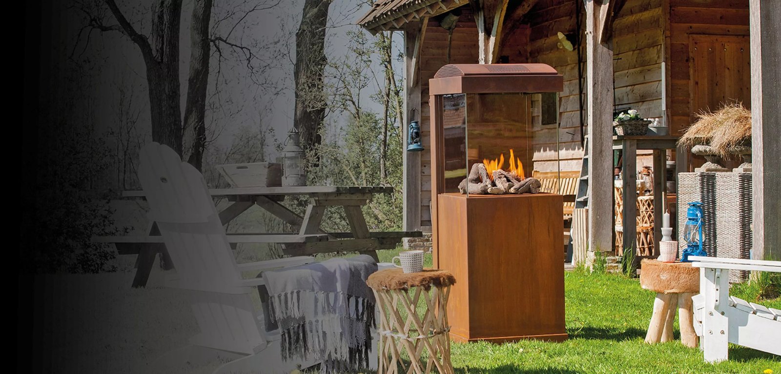 Foyer gaz Faber Outdoor — Cheminées Sparte Toulouse