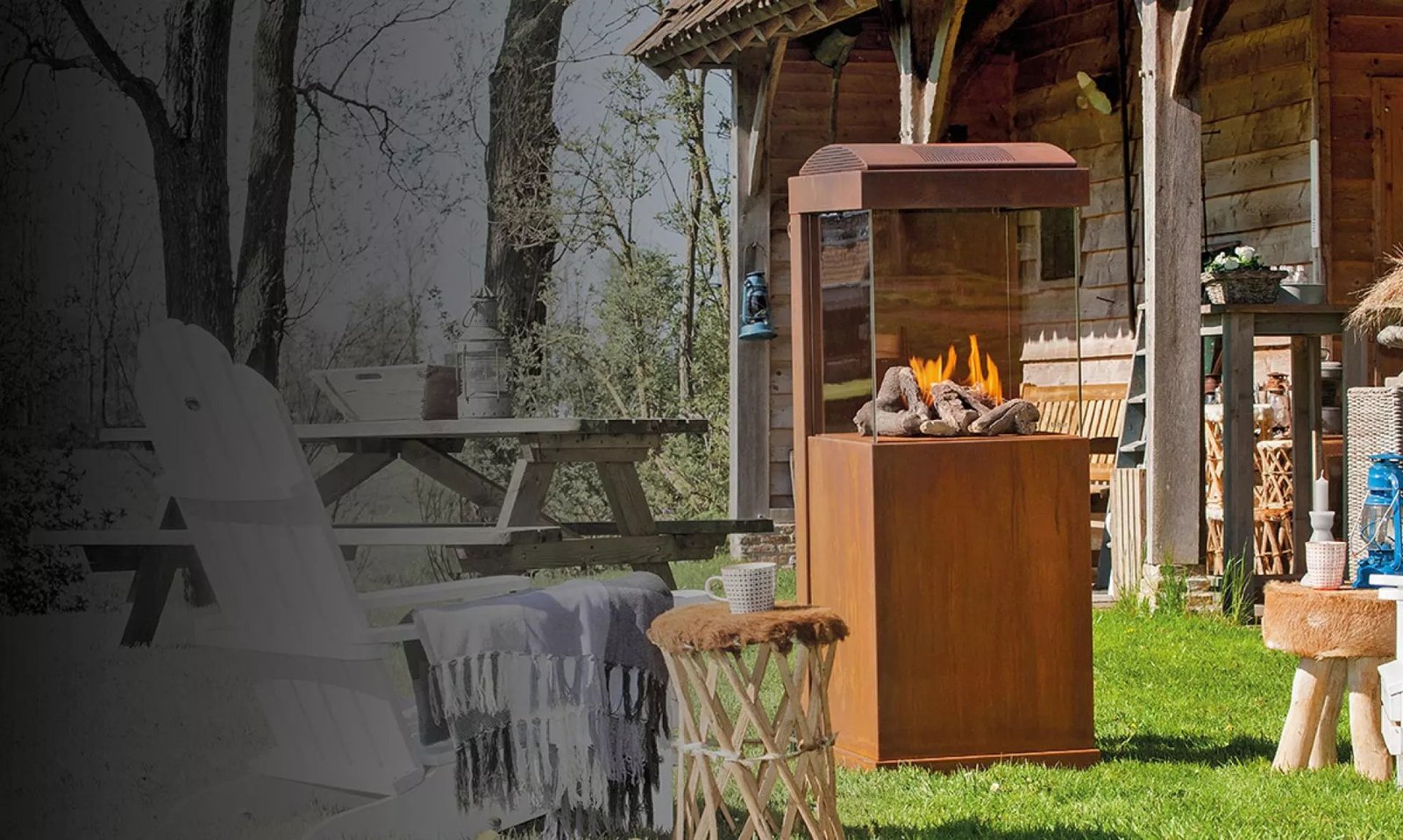 Foyer gaz Faber Outdoor — Cheminées Sparte Toulouse