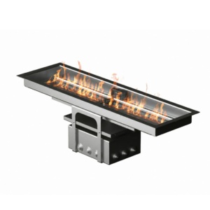 Foyer gaz d'extérieur Glamm Fire Zone de combustion Rectangulaire — Cheminées Sparte Toulouse