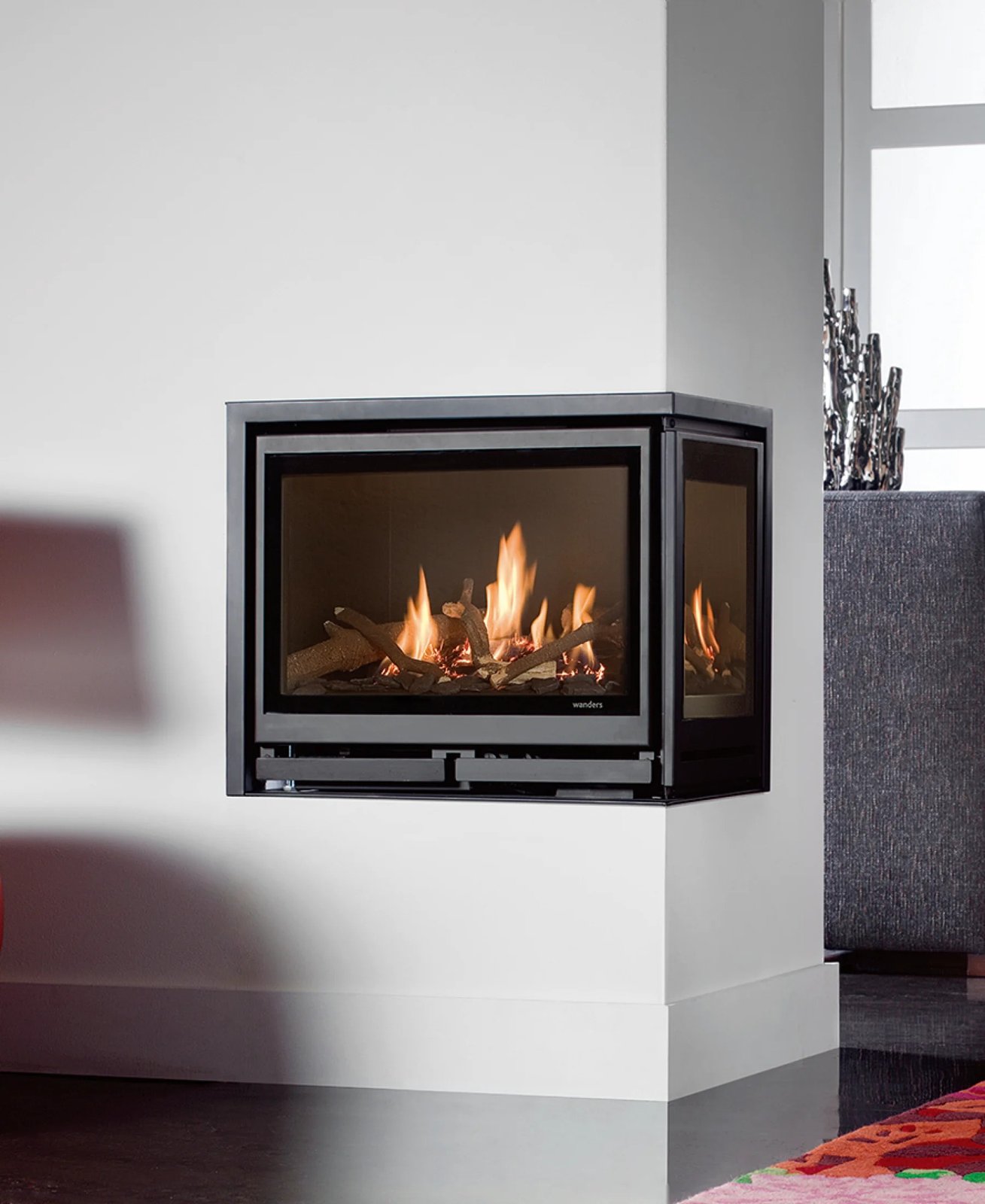 Foyer gaz Wanders Square 60G — Cheminées Sparte Toulouse