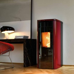 Poêle hydro à granulés Nobis H14 V Shape Steel à Toulouse