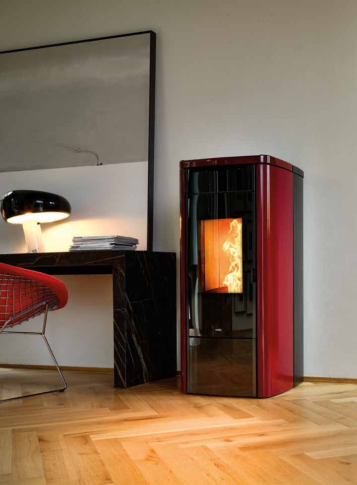 Poêle hydro à granulés Nobis H14 V Shape Steel à Toulouse