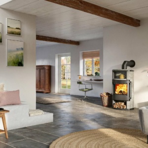 Poêle à bois Skantherm Ator — Cheminées Sparte Toulouse