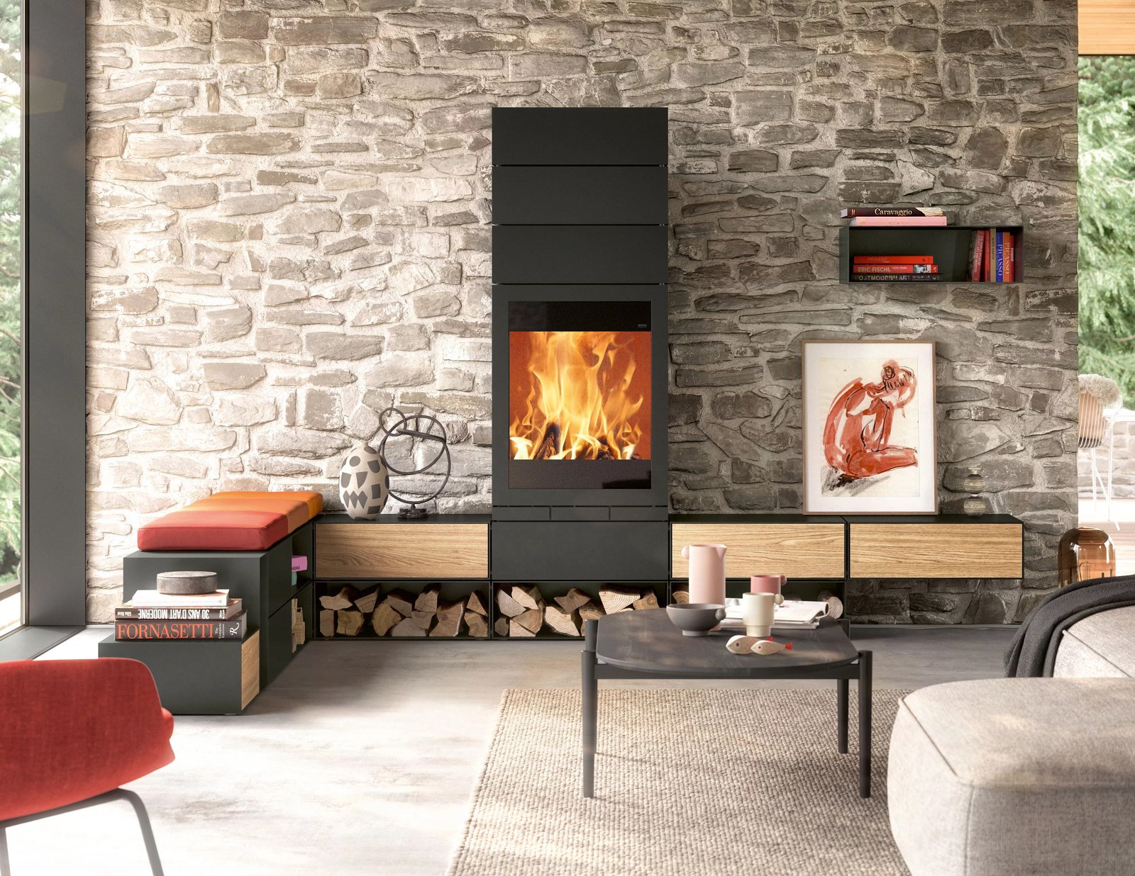 Poêle à bois Skantherm Elements 603 2S — Cheminées Sparte Toulouse
