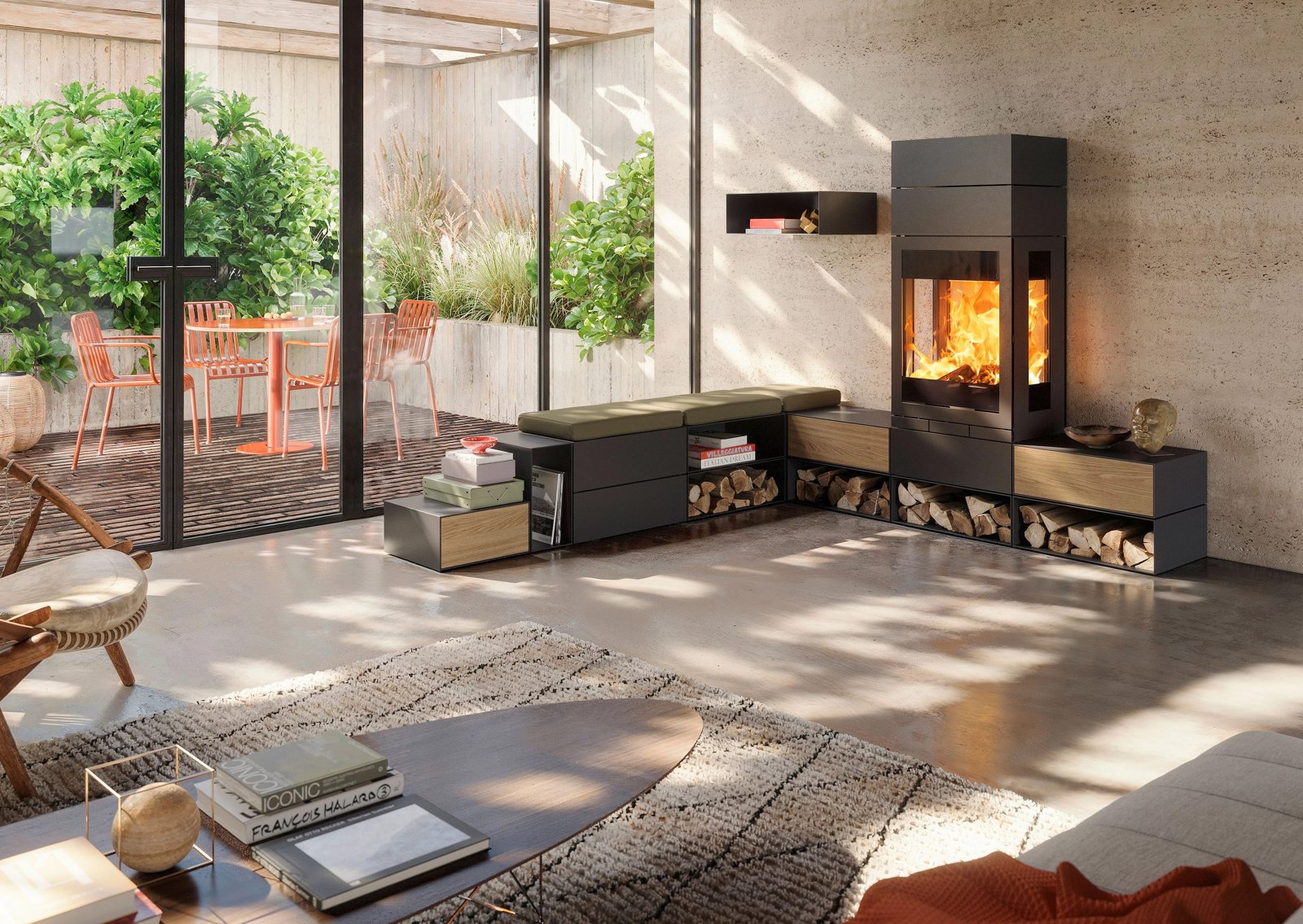 Poêle à bois Skantherm Elements 603 3S — Cheminées Sparte Toulouse