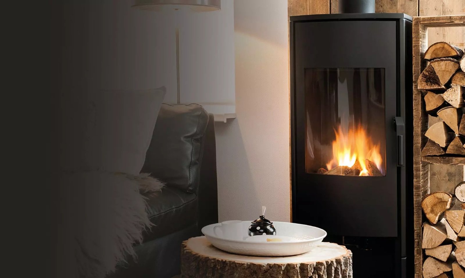 Poêle gaz Faber Odense — Cheminées Sparte Toulouse
