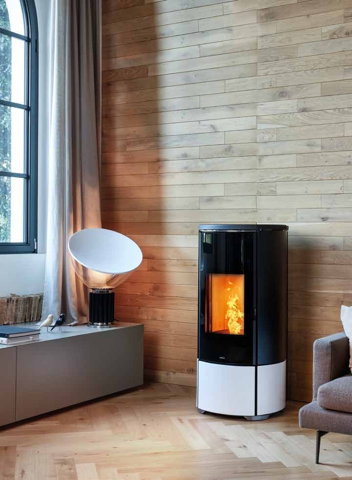 Poêle à granulés Nobis H10 / H12 V Shape — Cheminées Sparte Toulouse